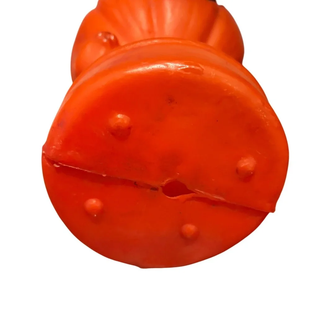 VTG Bayshore industries Halloween Blow Mold Pumpkin Jack O'Lantern Black Cat 13